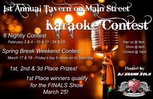 updated karaoke contest poster